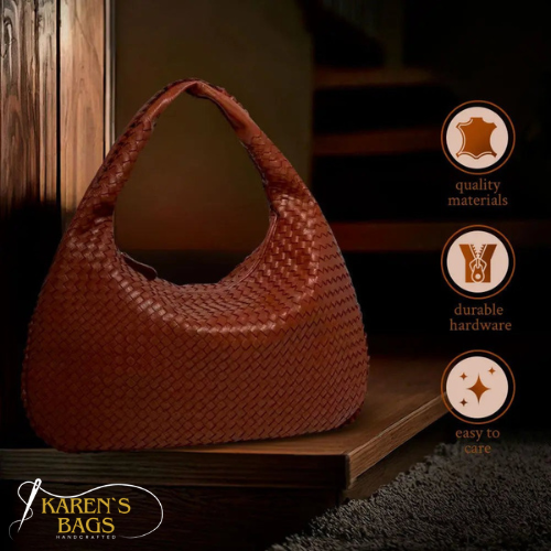 Woven Hobo Bag - Evelyn's Timeless Style