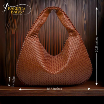 Woven Hobo Bag - Evelyn's Timeless Style