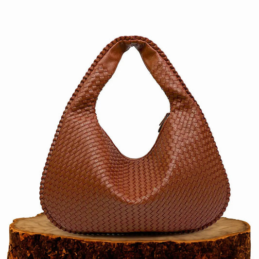 Woven Hobo Bag - Evelyn's Timeless Style
